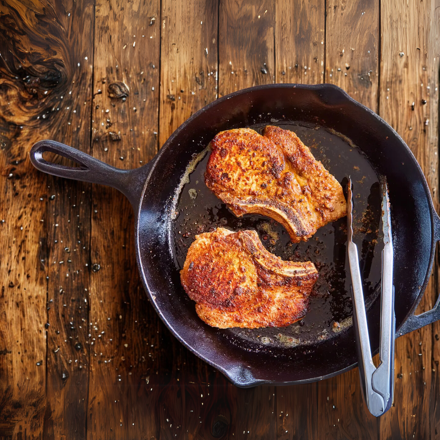 Smoked Bone-In Pork Chops (2 Pack) - Carnivore Club USA